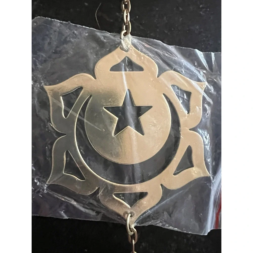 Chakra Boho Yoga Metal Wall Hanging Art Meditation Ornament with 7 Symbols 39.5